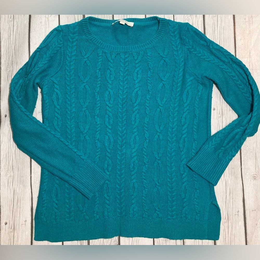 Ann Taylor Loft Cable Knit Sweater Textured Women’s M
